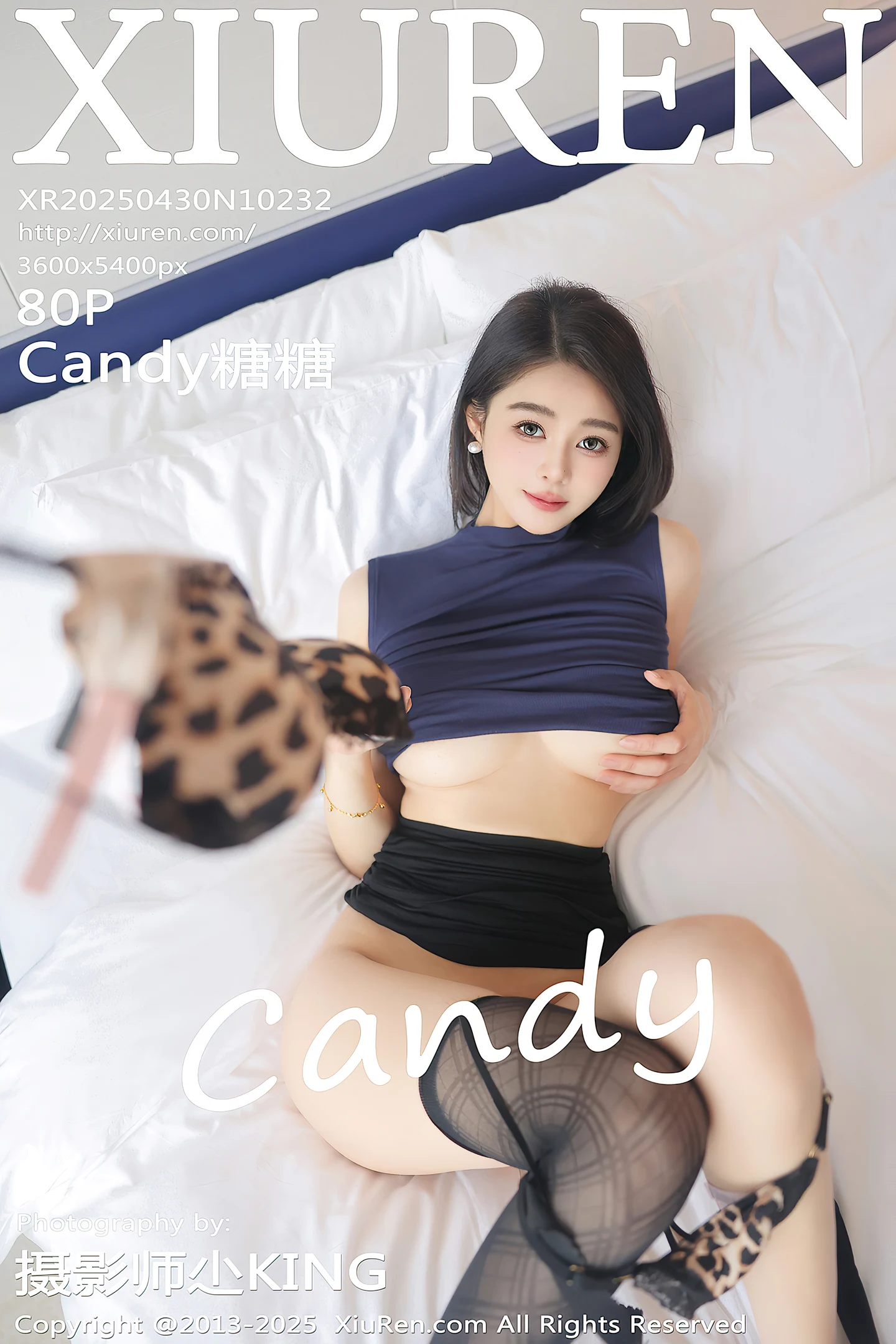 [XiuRen秀人网]No.10232_模特Candy糖糖脱OL服饰露豹纹内衣配黑丝吊袜秀美腿诱惑写真80P-秀人网 - XiuRen.Space